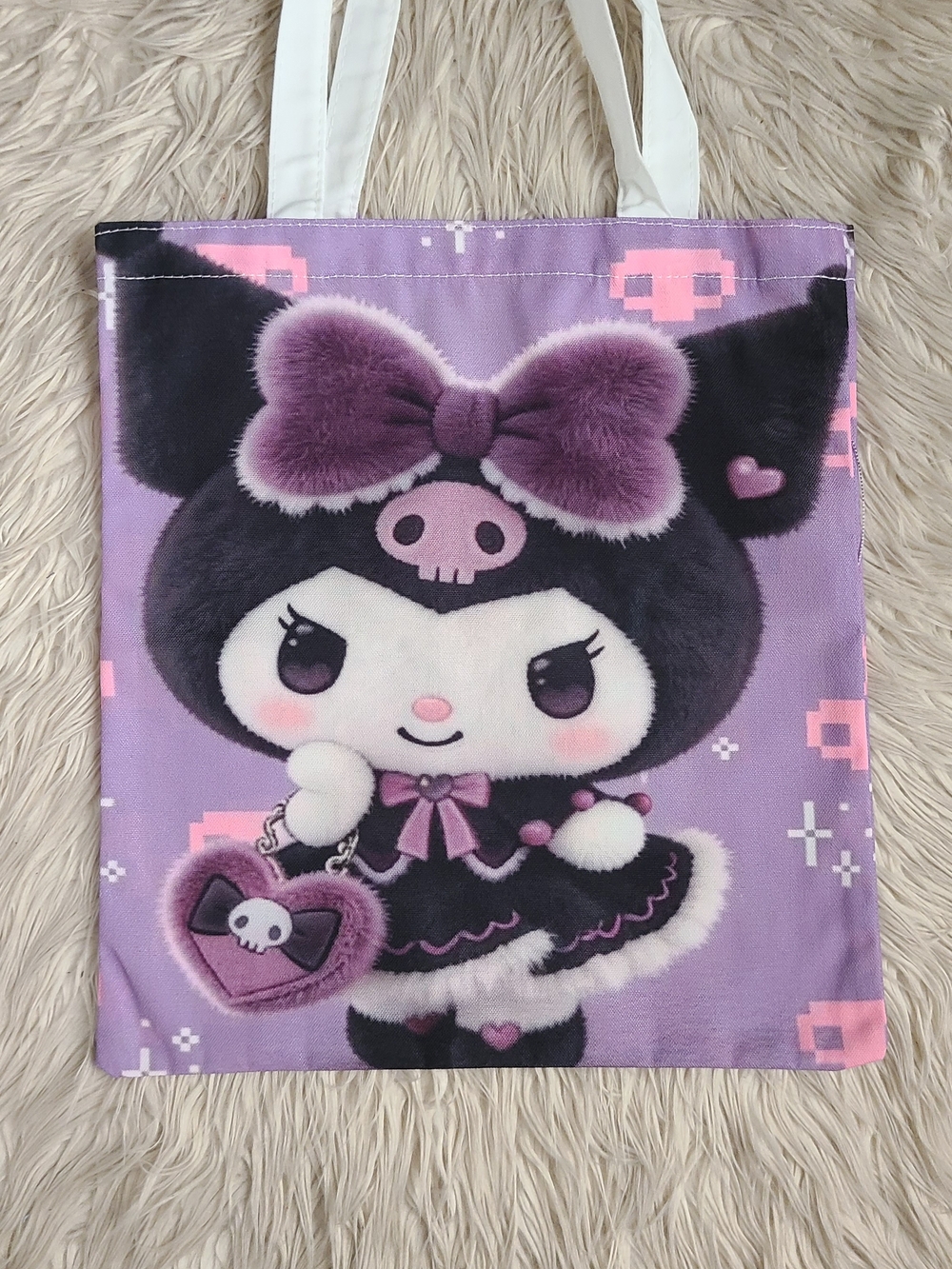 Purple Kuromi Inspired Tote Bag